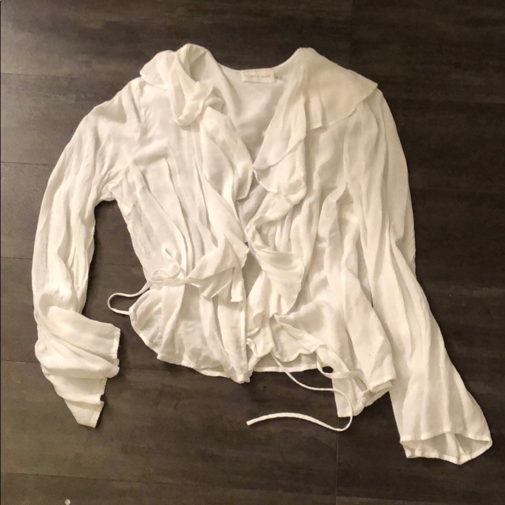 White tie top